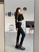 Stretch Skinny Denim Long Pants